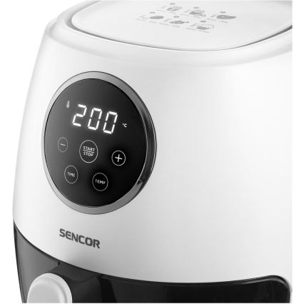 Sencor - Friteza na vroč zrak 3,5 l 1300 W/230 V bela