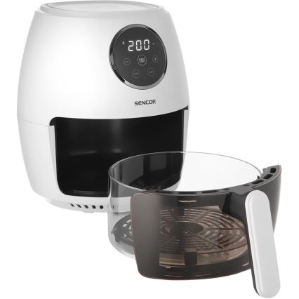Sencor - Friteza na vroč zrak 3,5 l 1300 W/230 V bela