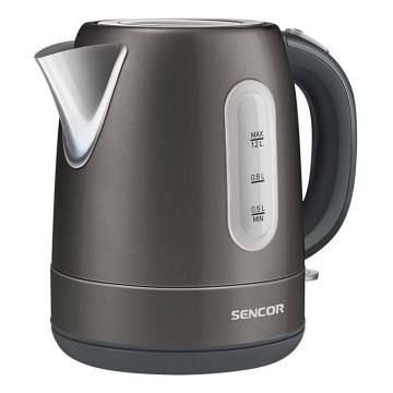 Sencor - Grelnik vode 1,2 l 2150W/230V antracit