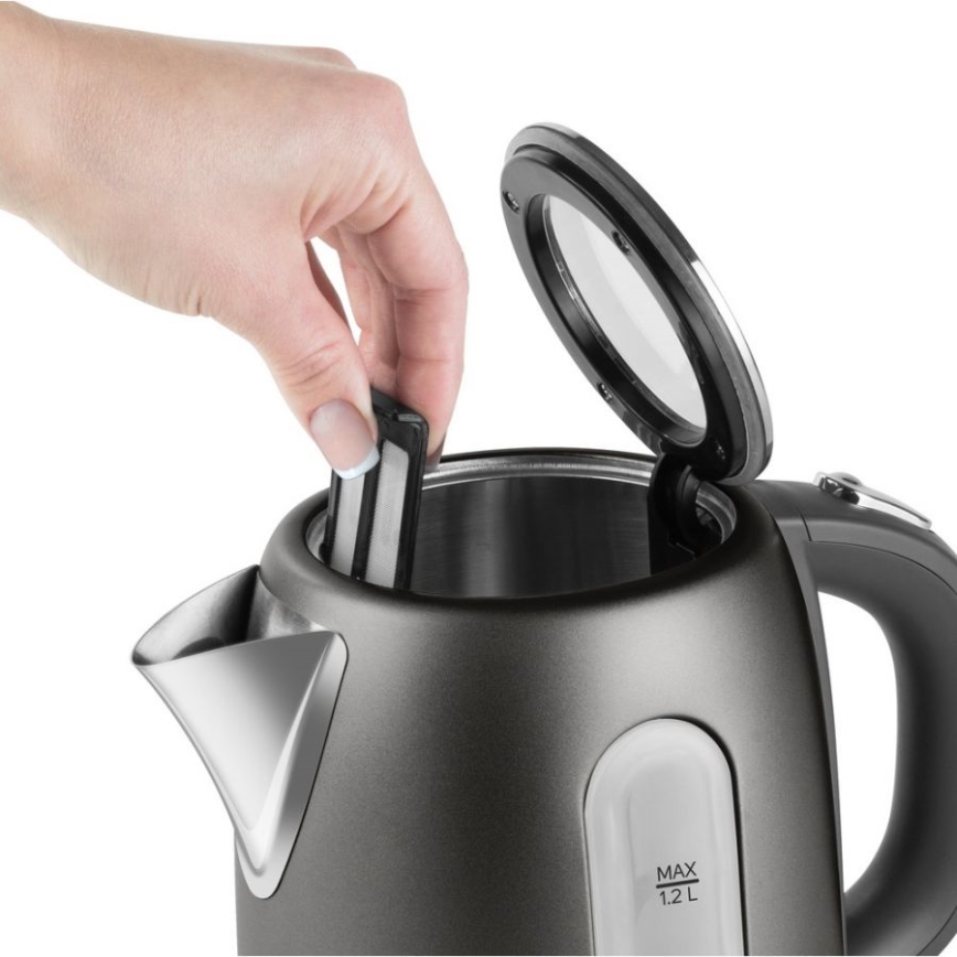 Sencor - Grelnik vode 1,2 l 2150W/230V antracit