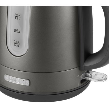 Sencor - Grelnik vode 1,2 l 2150W/230V antracit