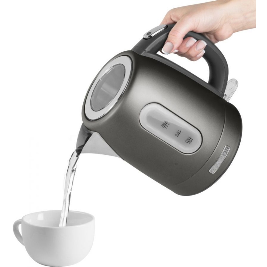 Sencor - Grelnik vode 1,2 l 2150W/230V antracit