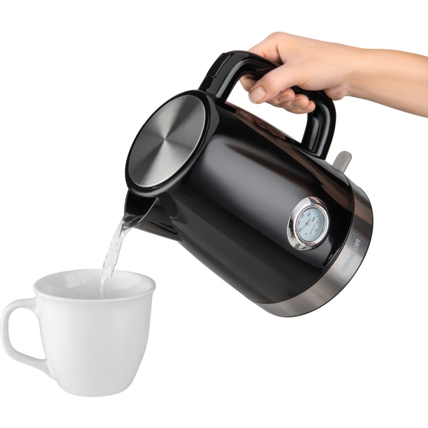 Sencor - Grelnik vode 1,7 l 2150W/230V črn