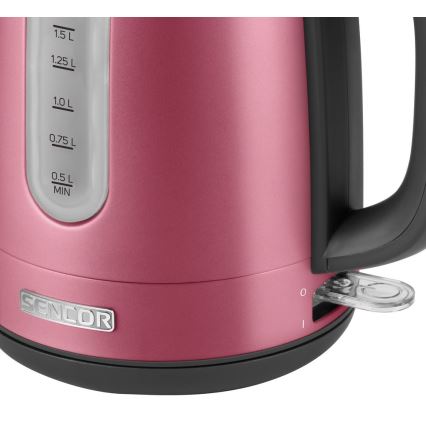 Sencor - Grelnik vode 1,7 l 2150W/230V roza