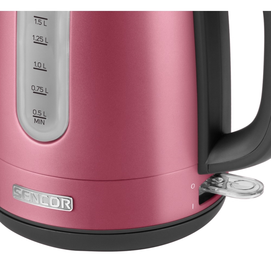Sencor - Grelnik vode 1,7 l 2150W/230V roza