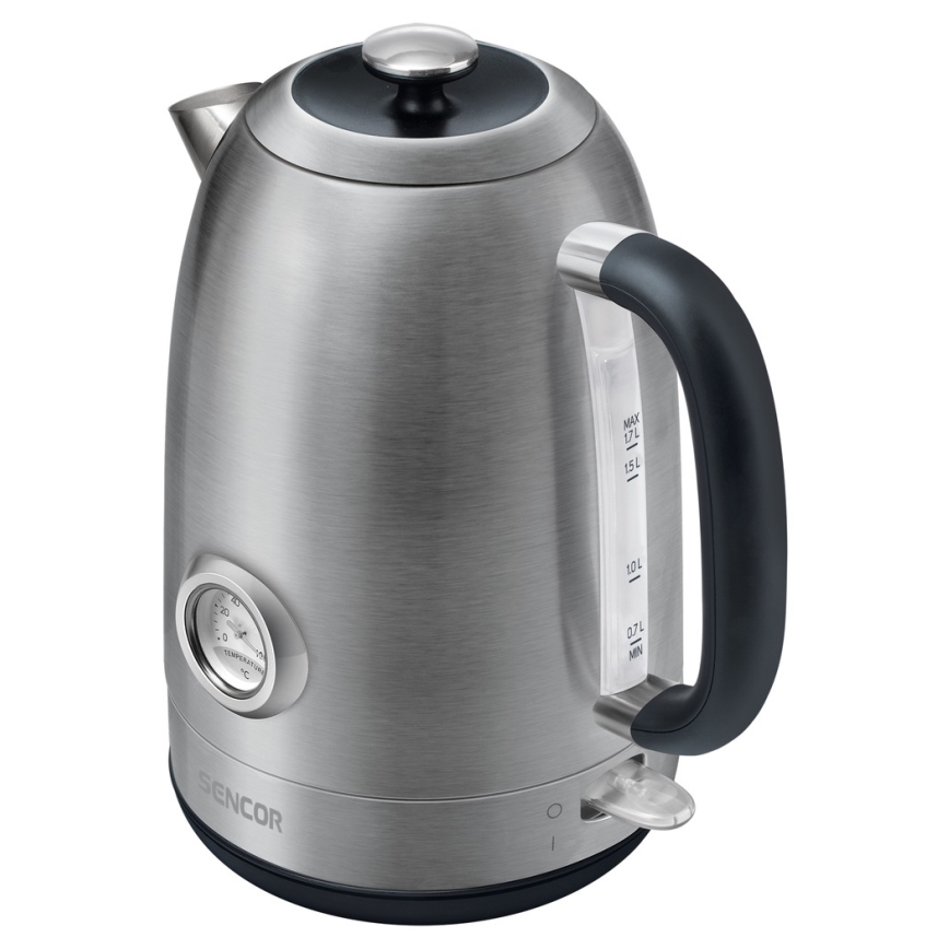 Sencor - Grelnik vode 1,7 l 2200W/230V nerjaveče jeklo
