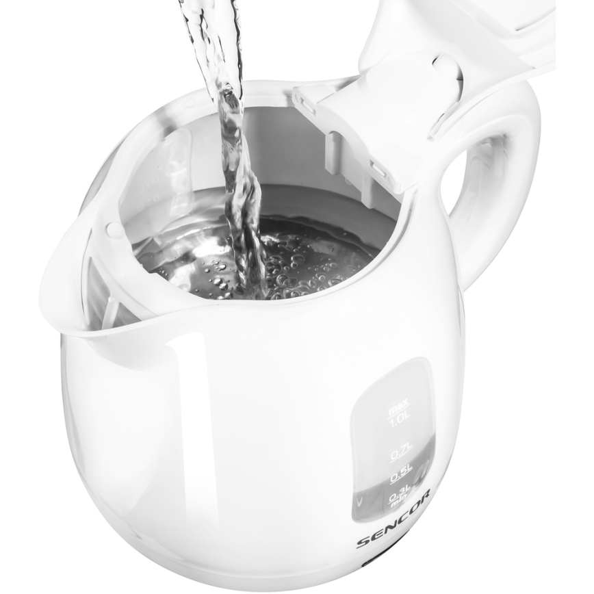 Sencor - Grelnik vode 1 l 1100W/230V bel