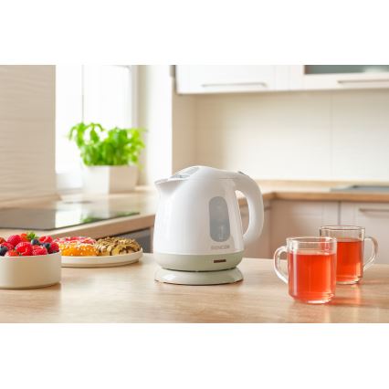 Sencor - Grelnik vode 1 l 1100W/230V bela/bež