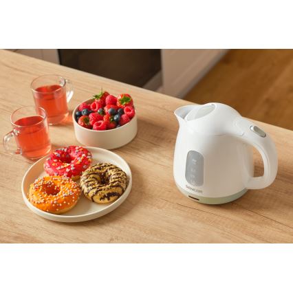Sencor - Grelnik vode 1 l 1100W/230V bela/bež