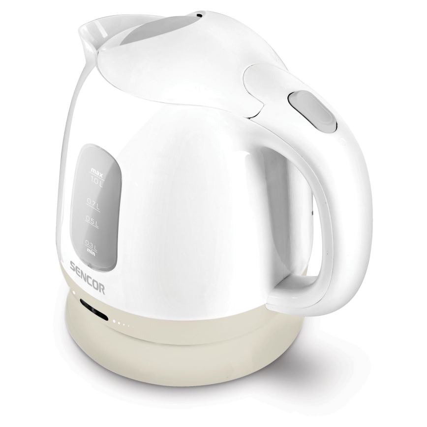 Sencor - Grelnik vode 1 l 1100W/230V bela/bež
