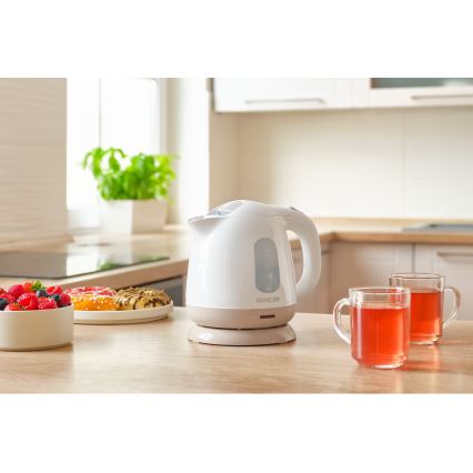Sencor - Grelnik vode 1 l 1100W/230V bela/roza