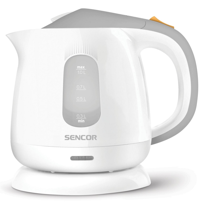 Sencor - Grelnik vode 1 l 1100W/230V bela/siva