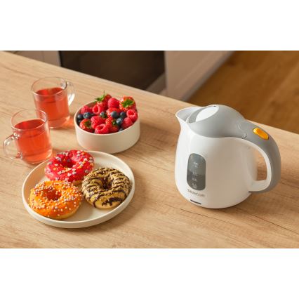 Sencor - Grelnik vode 1 l 1100W/230V bela/siva