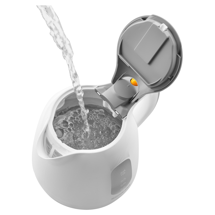 Sencor - Grelnik vode 1 l 1100W/230V bela/siva