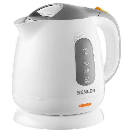 Sencor - Grelnik vode 1 l 1100W/230V bela/siva