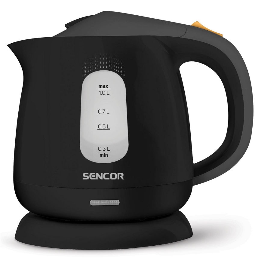 Sencor - Grelnik vode 1 l 1100W/230V črna/siva