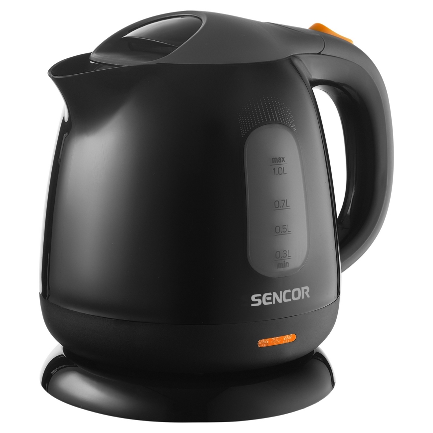 Sencor - Grelnik vode 1 l 1100W/230V črna/siva