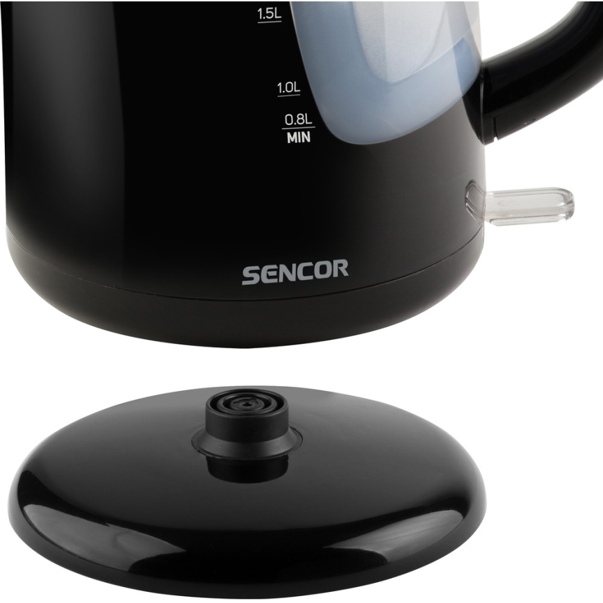 Sencor - Grelnik vode 2,5 l 2200W/230V črn