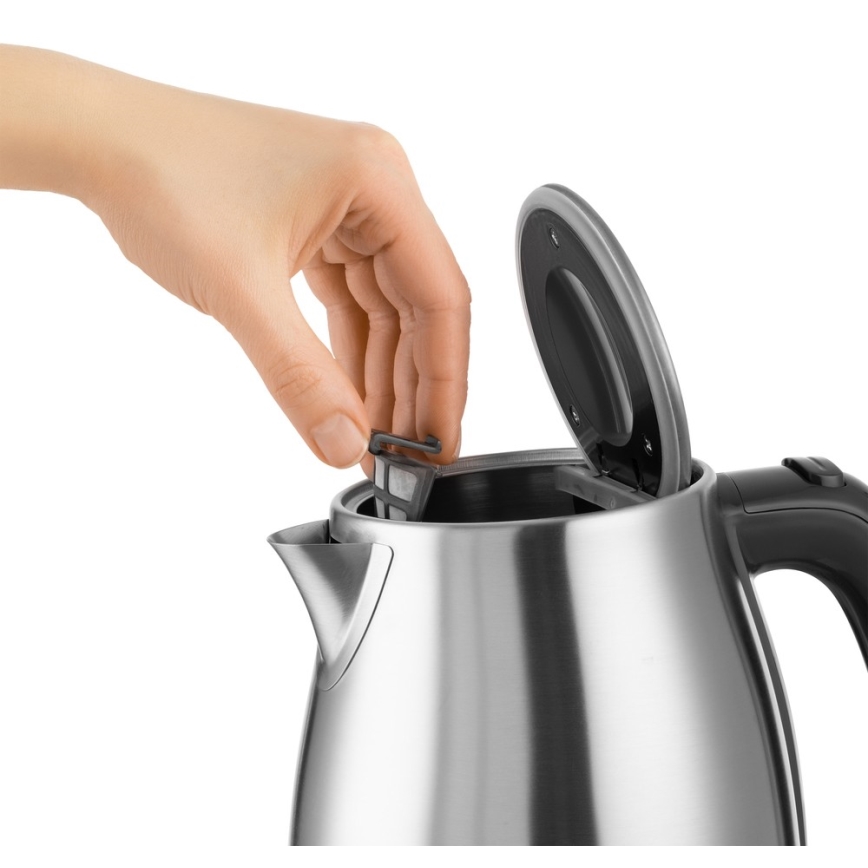 Sencor - Grelnik vode s termoregulacijo 1,7 l 2200W/230V nerjaveče jeklo