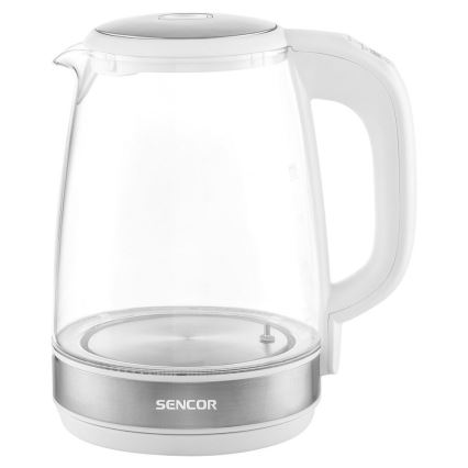 Sencor - Grelnik vode s termoregulacijo in LED osvetlitvijo 2 l 2200W/230V bel