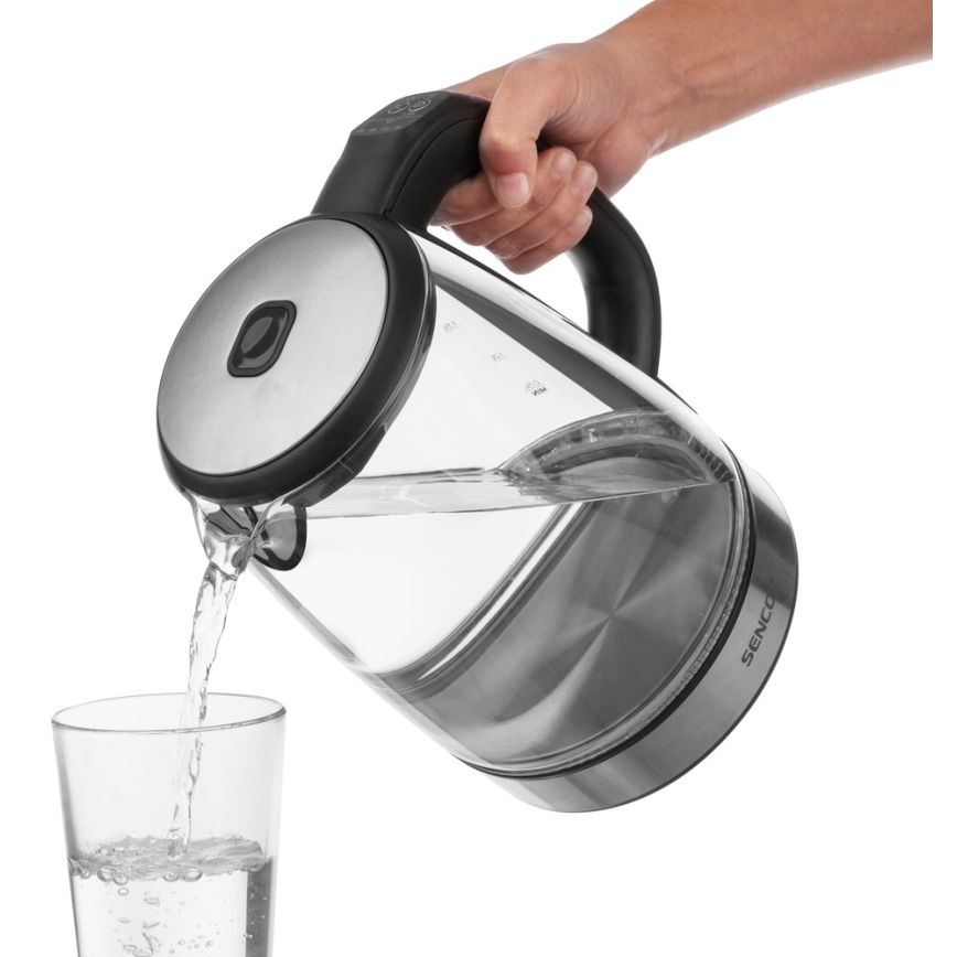 Sencor - Grelnik vode s termoregulacijo in LED osvetlitvijo 2 l 2200W/230V