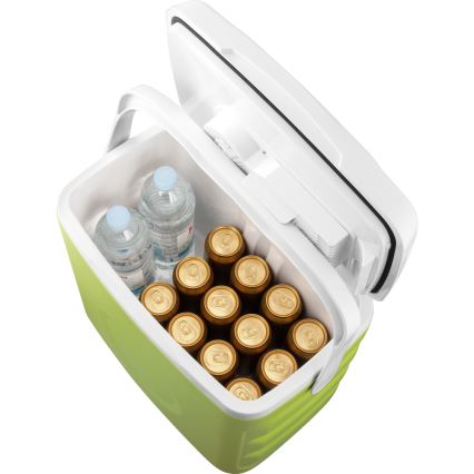 Sencor - Hladilna torba za avtomobil 30 l 55W/5V/12V/230V zelena/bela