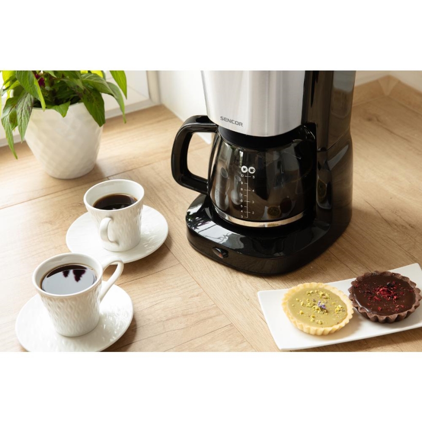 Sencor - Kavni aparat 1,25 l 1000W/230V