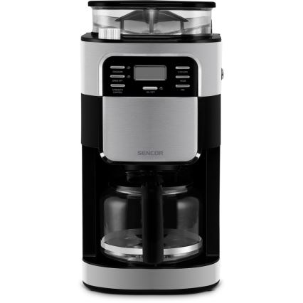 Sencor - Kavni aparat 1,5 l z LCD zaslonom 900W/230V