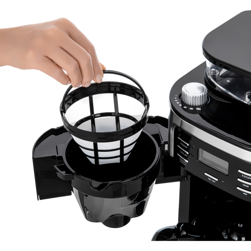 Sencor - Kavni aparat 1,5 l z LCD zaslonom 900W/230V