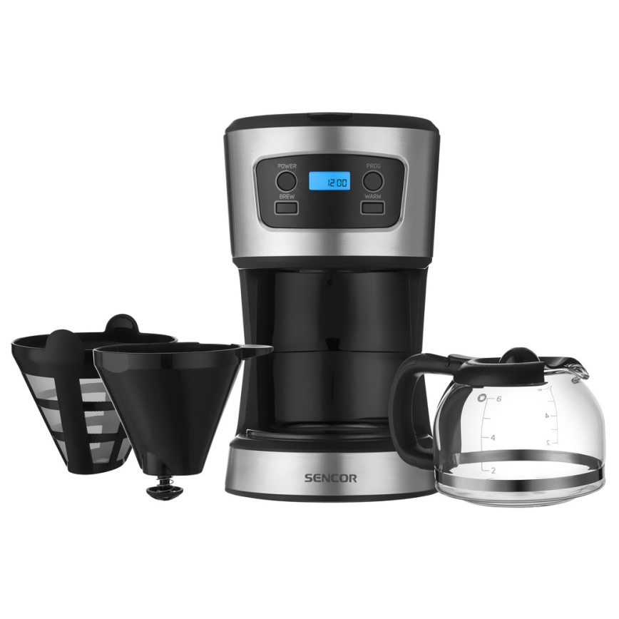 Sencor - Kavni aparat z LCD zaslonom 700W/230V