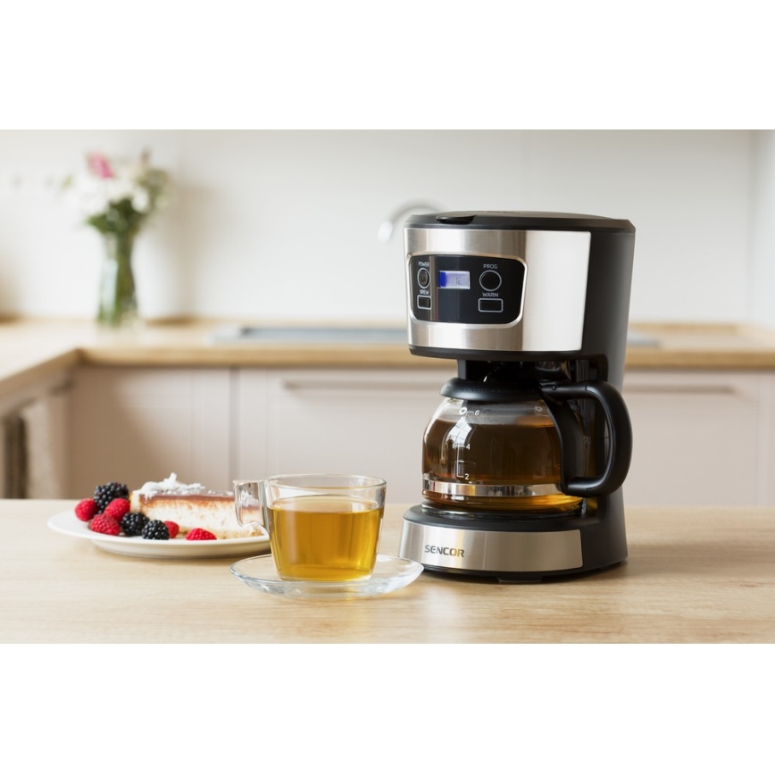 Sencor - Kavni aparat z LCD zaslonom 700W/230V