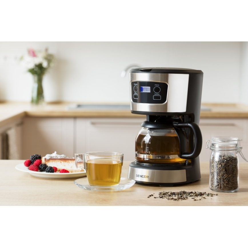 Sencor - Kavni aparat z LCD zaslonom 700W/230V