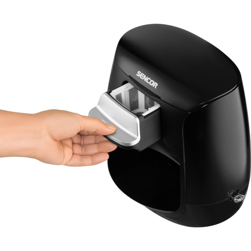 Sencor - Kavni aparat z two mugs 500W/230V črna