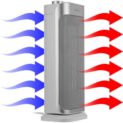 Sencor - Keramični ventilator z grelcem in termostatom 1000/2000W/230V