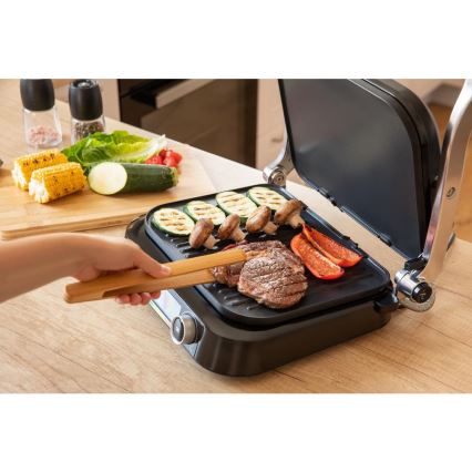 Sencor - Kontaktni žar 2100W/230V črne barve