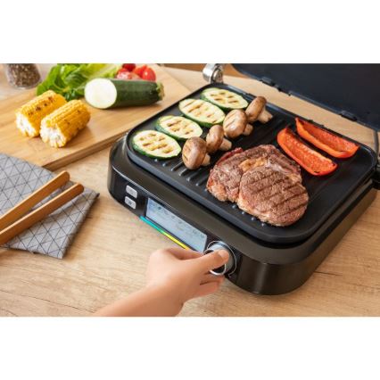Sencor - Kontaktni žar 2100W/230V črne barve