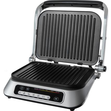 Sencor - Kontaktni žar 2100W/230V mat krom