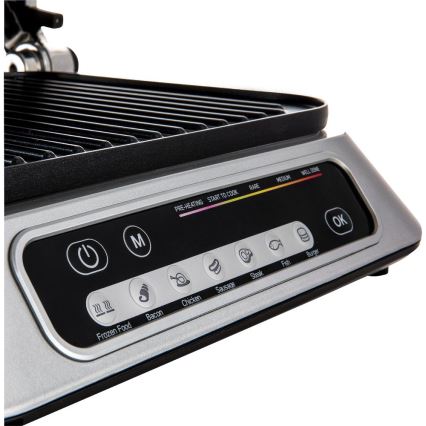 Sencor - Kontaktni žar 2100W/230V mat krom