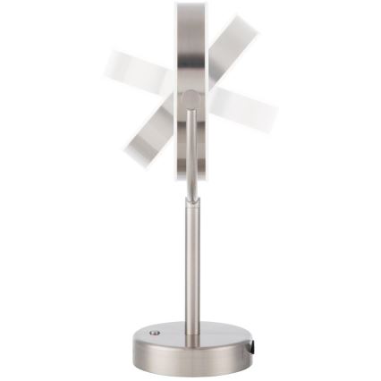 Sencor - Kozmetično ogledalce z LED osvetlitvijo ozadja LED/5W/230V nerjaveče jeklo