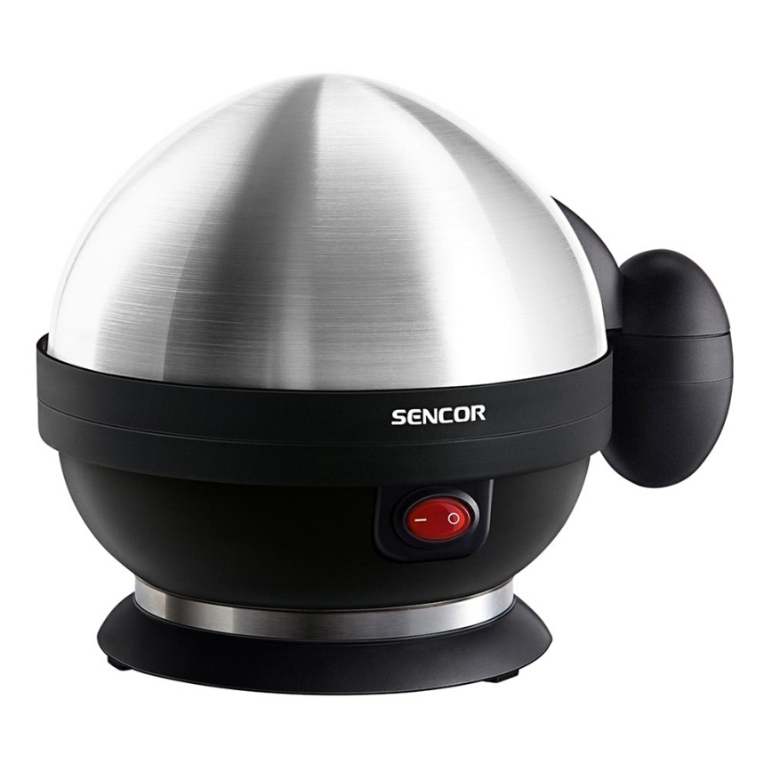 Sencor - Kuhalnik jajc 320-380W/230V črna/mat krom