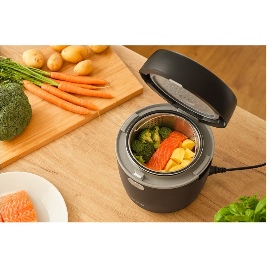 Sencor - Kuhalnik za riž 350W/230V 0,6 l črn