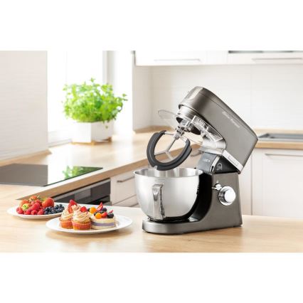 Sencor - Kuhinjski robot z nerjaveče jeklo skleda 1000W/230V siva