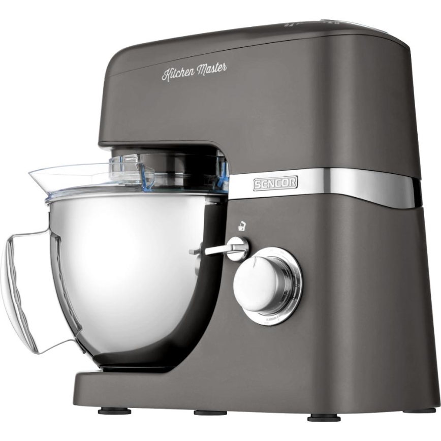 Sencor - Kuhinjski robot z nerjaveče jeklo skleda 1000W/230V siva