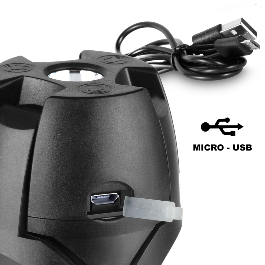 Sencor - LED polnilna kampirna svetilka s solarnim panelom LED/3W/1600 mAh IPX4