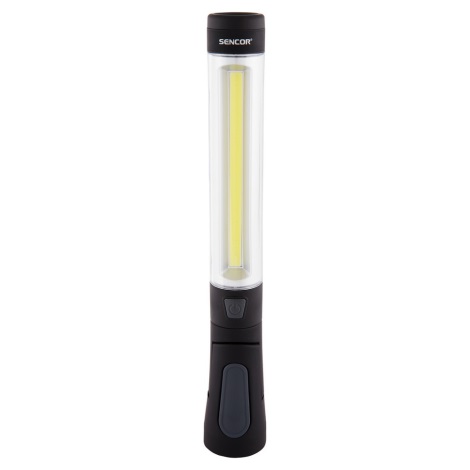 Sencor - LED Svetilka LED/3W/COB + LED/1W/4xAAA