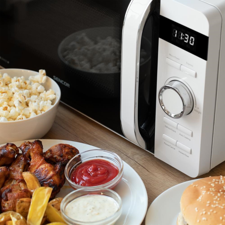 Sencor - Mikrovalovna pečica 800W/230V 17 l bela