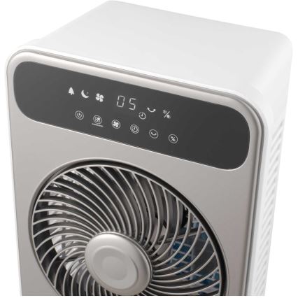 Sencor - Mobilni hladilec zraka 28W/230V siva + Daljinski upravljalnik