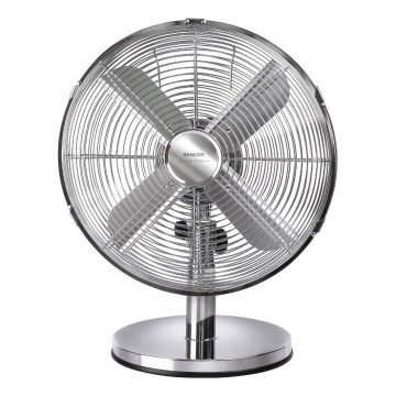 Sencor - Namizni ventilator 35W/230V sijajni krom