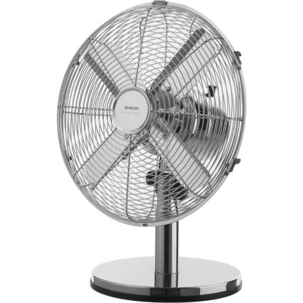 Sencor - Namizni ventilator 35W/230V sijajni krom