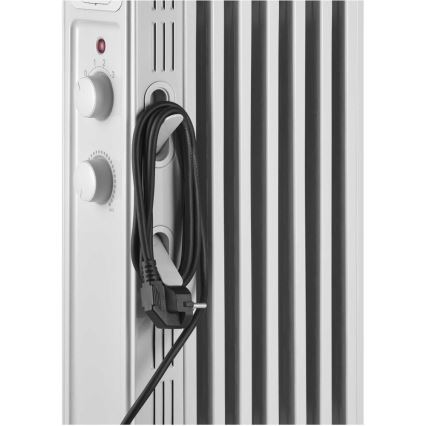 Sencor - Oljni grelec s 7 rebri, 600/900/1500 W, 230 V, bela